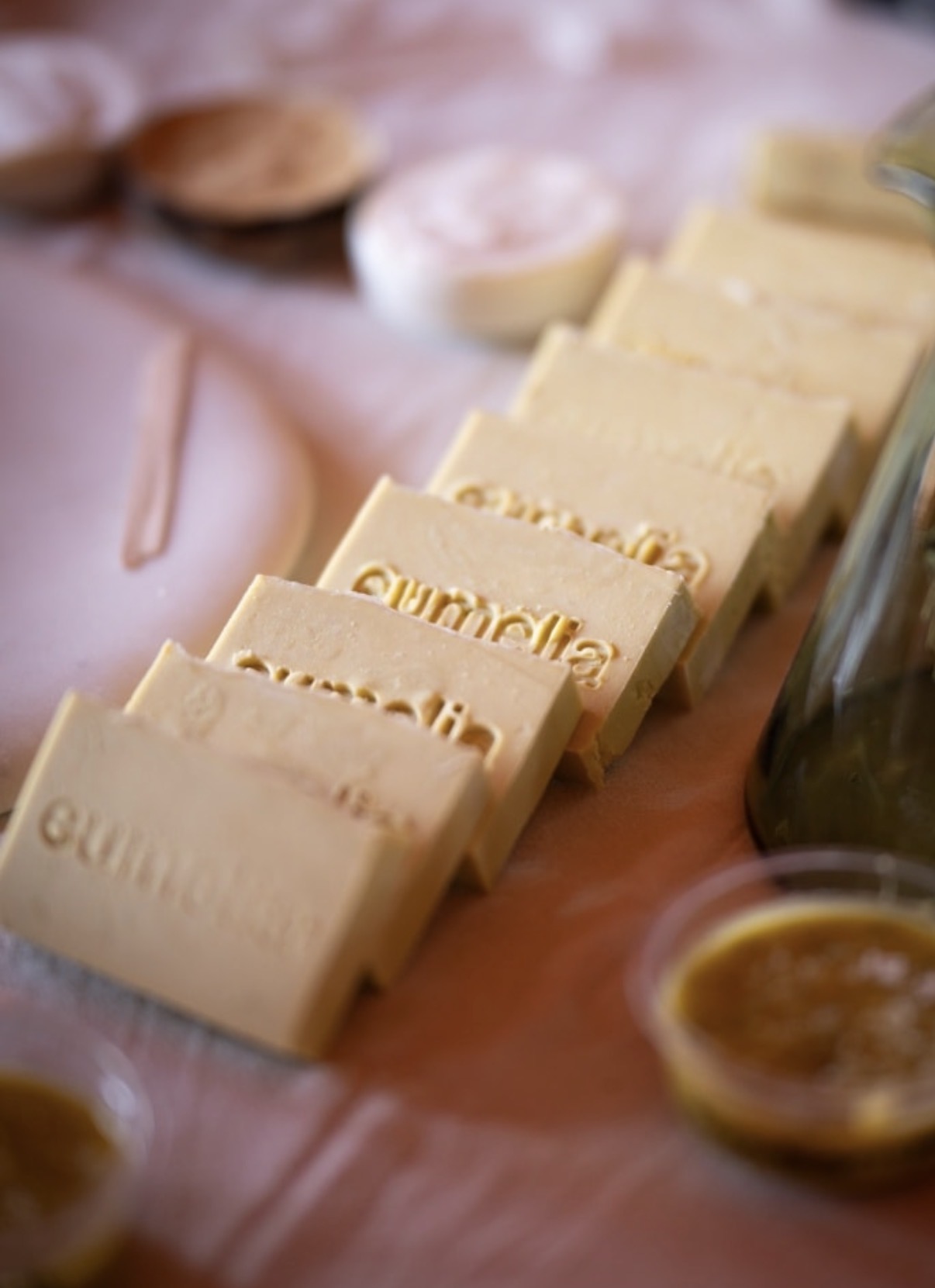 Olive oil soap workshop Eumelia Farm Greece retreat