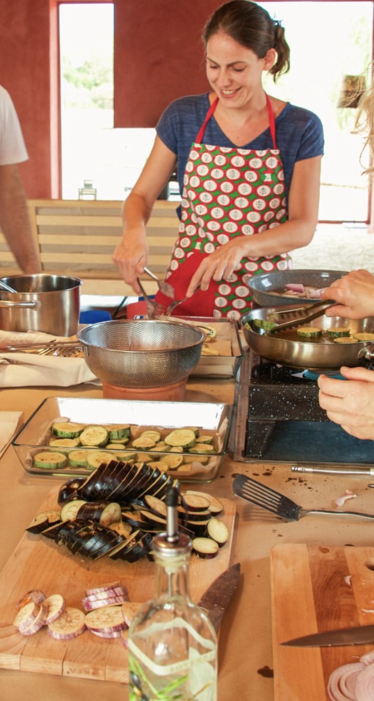 Greek cooking class — yoga retreat Peloponnese 2026